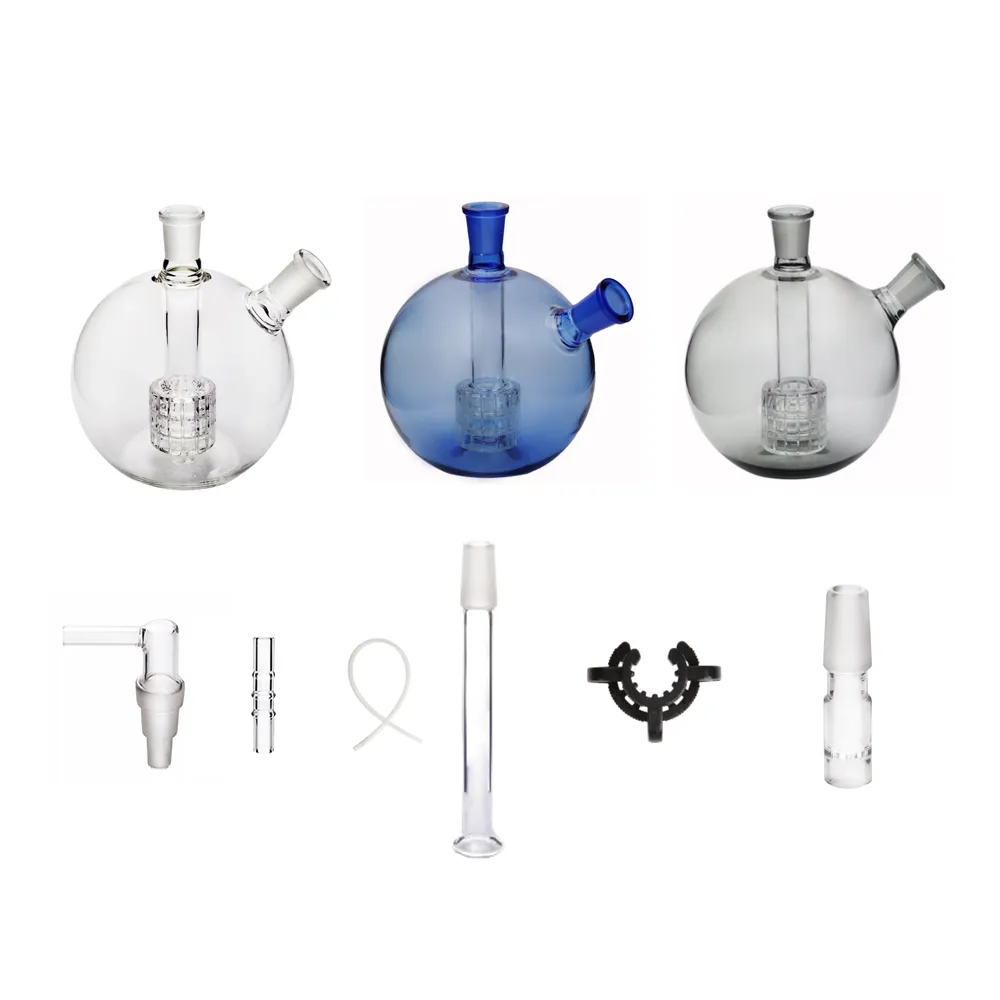 Mega Globe Water Pipe Glas Bong Adapter Kit för Arizer Solo 2 Air 2 Max