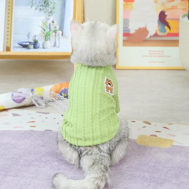 Cat Costumes 2023 Christmas Dog Sweater Pullover Winter Clothes For Small Dogs Chihuahua Yorkies Knitted Puppy Pet Clothing