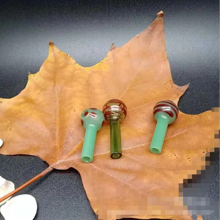 Jade Color Lollipop Bruciatore a nafta in vetro Pyrex Accessori per pipe da fumo Chiodo per tubo per bong ad acqua rig Strumenti per gorgogliatore di narghilè