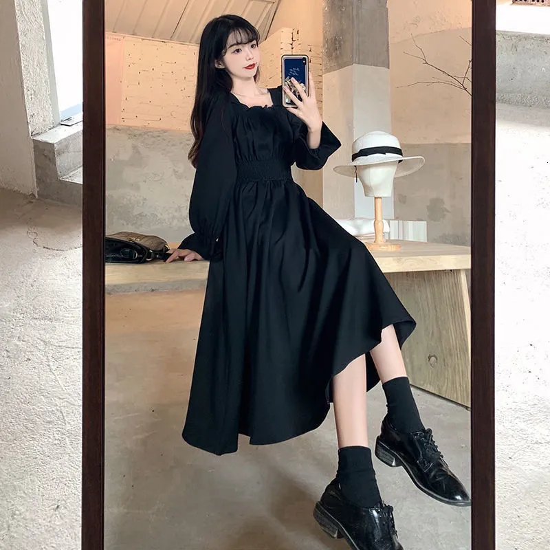 Casual Dresses Black Elegant Women Vintage Long Sleeve Spring Autumn Floor-Length Chiffon Dress from Dhgate Basic & Casual Dresses - price 43.3 Casual Dresses Black Elegant Women Vintage Long Sleeve Spring Autumn Floor-Length Chiffon Dress from Dhgate Basic & Casual Dresses - price 43.3