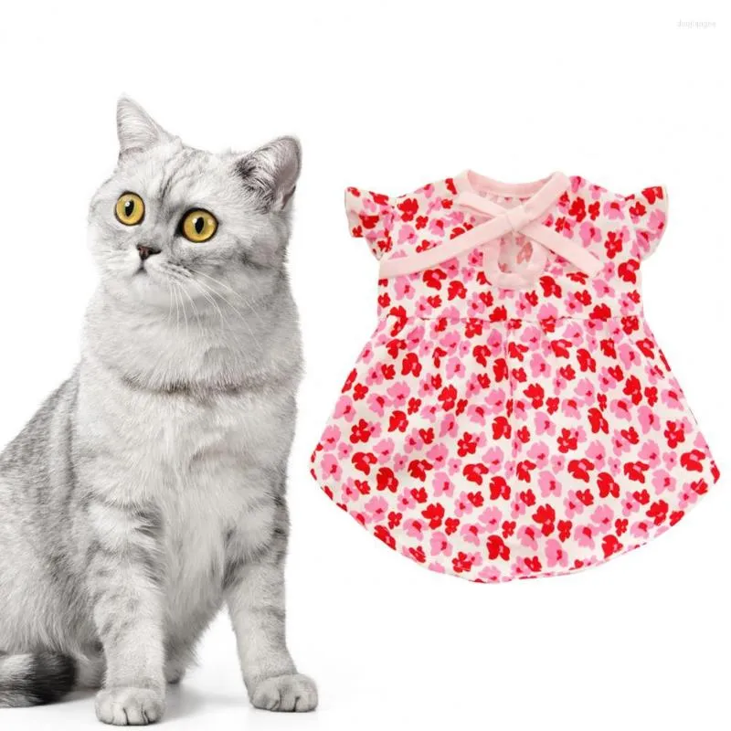 Costumi per gatti Buona gonna per cuccioli Maniche per cani leggere Abito da principessa per animali domestici resistente allo sbiadimento