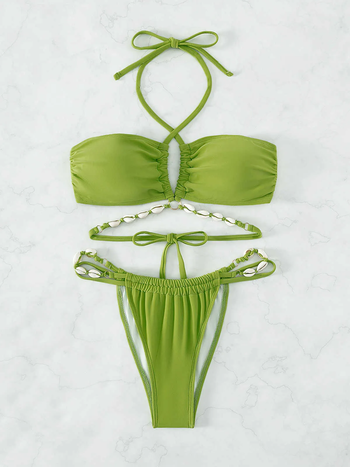 Strap bikini women's swimsuit 2023 Thong Brazilian bikini suit sexy bikini mini swimsuit beach suit swimsuit