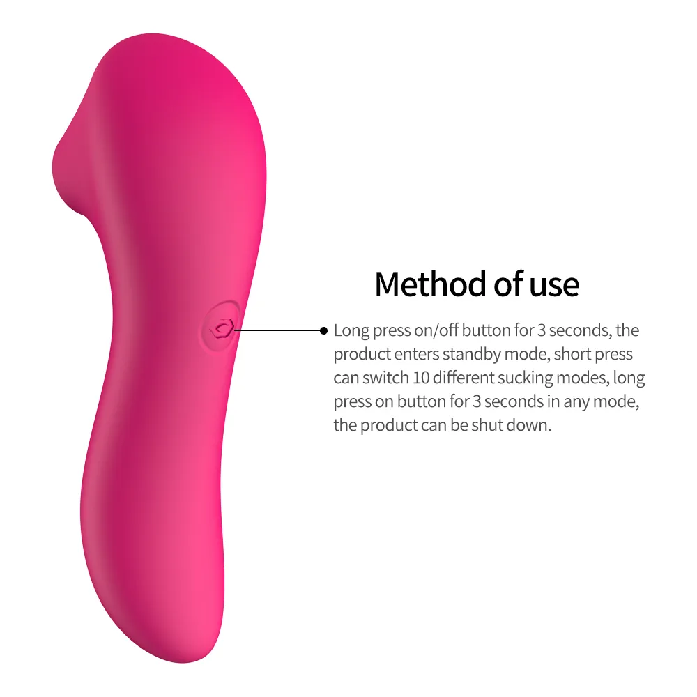 Clit Sucker Sucking Vibrator Female Clitoris Vacuum Stimulator_voghion.com