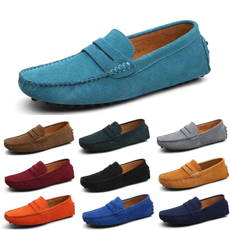 Men Casual schoenen Espadrilles Triple Black Navy Wine Red Taupe Sky Blue Bourgondy Mens Sneakers Outdoor Jogging Walking Elf