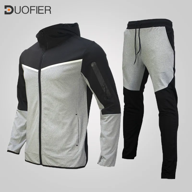 Chándales para hombre Pareja Jogging Sudaderas con capucha Pantalones de chándal Conjunto de dos piezas Hombres Chándal Tops Joggers Pantalones Ropa deportiva masculina Traje de sudor 230321