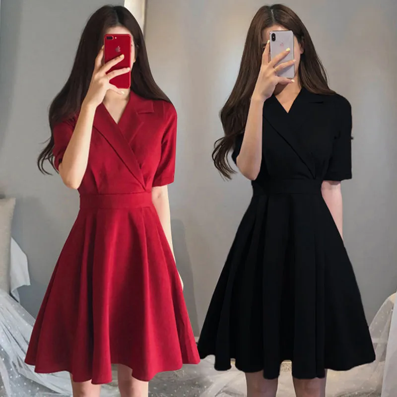 Casual Korean Dress A Line Summer Dress: Womens... From Kong04, $34.18 In  Bulk | DHgate.Com