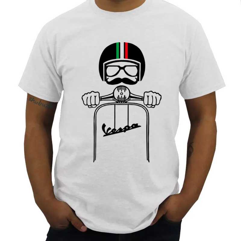 القمصان الرجال للرجال القطن Tirt الصيف العلامة التجارية Tshirt Maglietta Tshirt Piaggio Vintage Retro Hipster Uomo Donna Fashion Teeshirt 230321