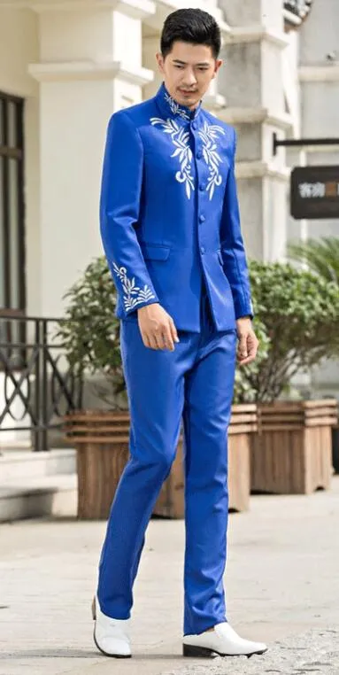 Teal Blue Japan Lachka Jodhpuri Suit