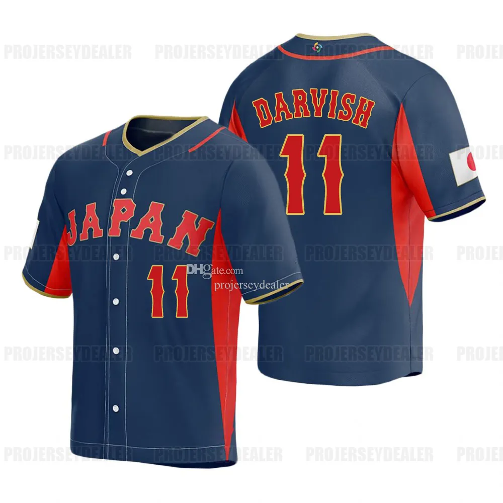 WBC 2024 Team Japan Baseball Jersey Ohtani, Darvish WBC 2024 Team Japan Baseball Jersey Ohtani, Darvish