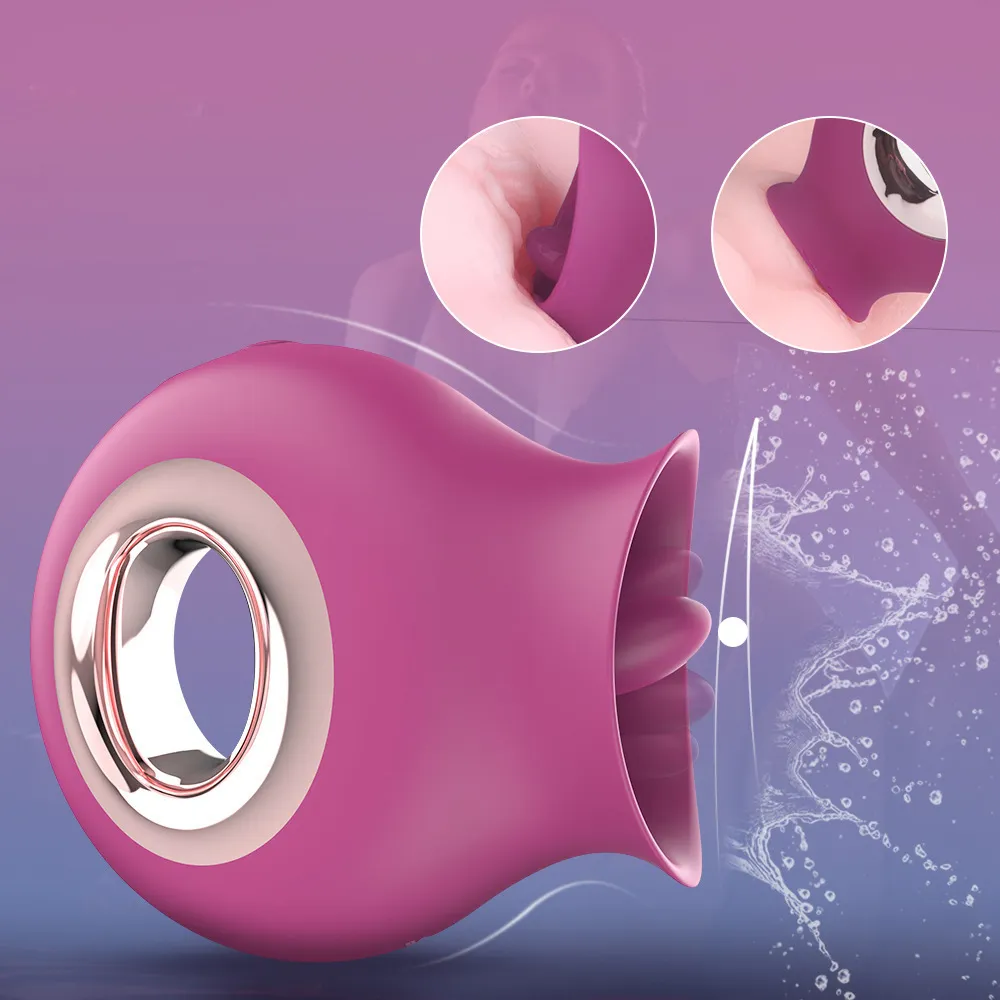 Vibrator Women G-Spot Licking Clit Nipple Stimulator Oral Tongue Pussy Sex Toys for_voghion.com