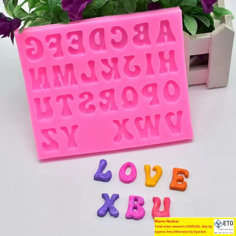 Silicone Letter Moulds - Alphabet Letter Cake Moulds for baking  Personalised Word Cakes Silicone Moulds