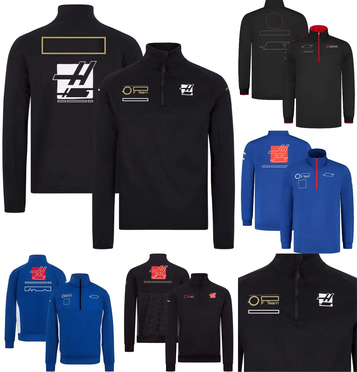 F1 Formula 1 Jacket Sweat الخريف والشتاء للرجال من النوع الثقيل للرجال المخصص لسباق السباق F1