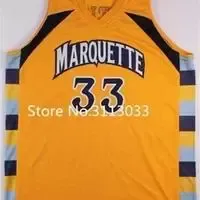 #33 Jimmy Butler Trrowback College Marquette Golden Eagles Basketball Jersey Stitched Xs-6xl Vest Jerseys throwback shirt
