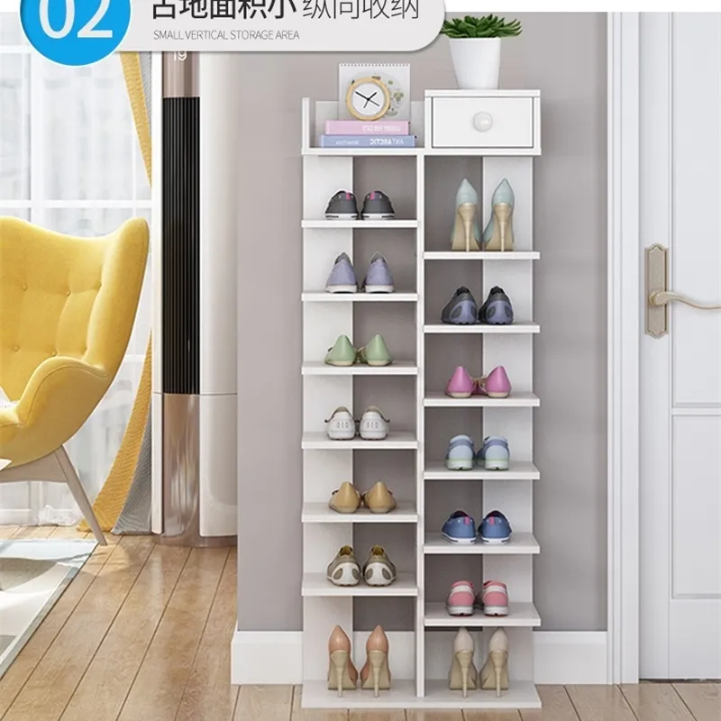 Andere huishoudelijke organisatie Meerlagige schoenenrek eenvoudig huishoudelijk huishoudelijk economisch kleine mini -kast 230320