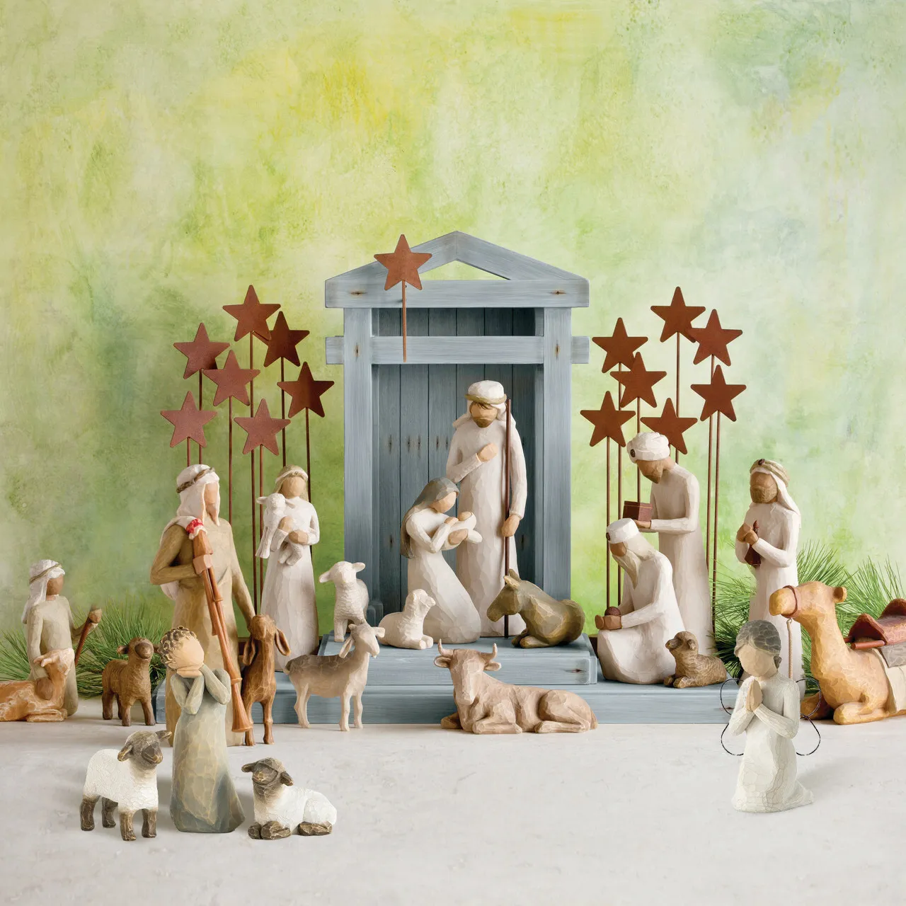 Willow Tree クリスマス置物 ナティビティ ウィローツリー　降誕 Nativity 6-piece figurines set | Official Willow Tree