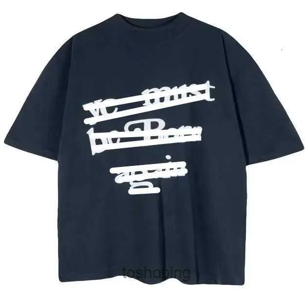 2023 Designer Kanyes Classic Mens T-shirt Peace Dove mens donna Fashion High Street magliette stampa stoffa Fai mestiere Manica corta S-XL8QKP