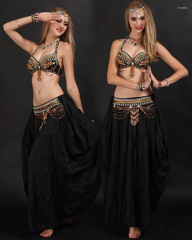 Handmade Belly Dance Tribal Costume For Women High Quality Stage Wear For  Musicians 2023 With Bra And Belt Set From Hangtag, $50.15