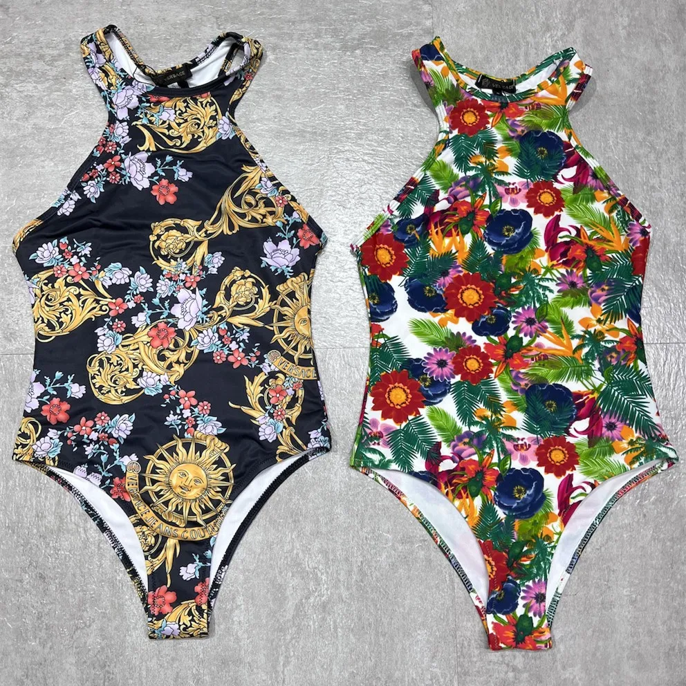 Designer Bikini Sets For Women One Piece Swimsuits Multicolors Beach Swimwear