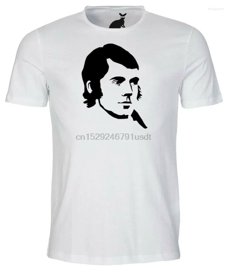 Heren t shirts Robert Burns portret heren shirt rabbie dichter Schotland nacht poëzie scots