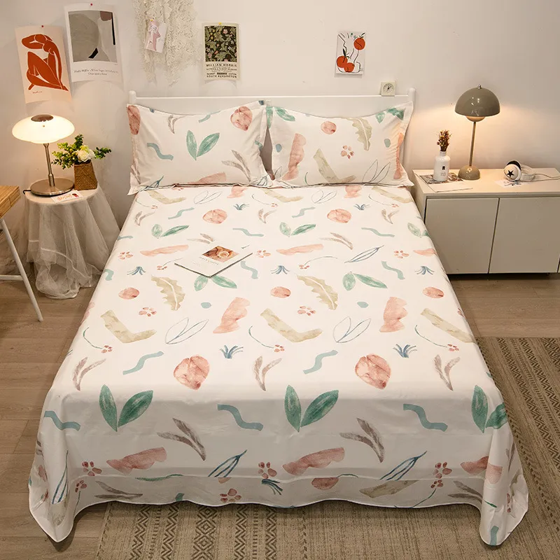 Mode einfache Quilt -Cover xxr Baumwolle Feste Farbe Weihnachten Quilt Cover Belk Bedreads 50