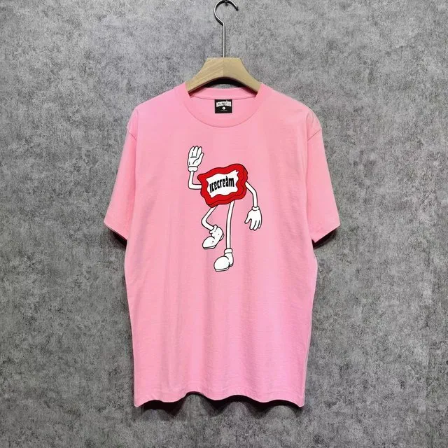 Top Quality Men's Designer T Shirt Summer Brand Billionaire Boys Club Top Tshirts ICE CREAM Cartoon Graphic Print Casual Sports Tee Shirts Men Shirt Streetwear 192