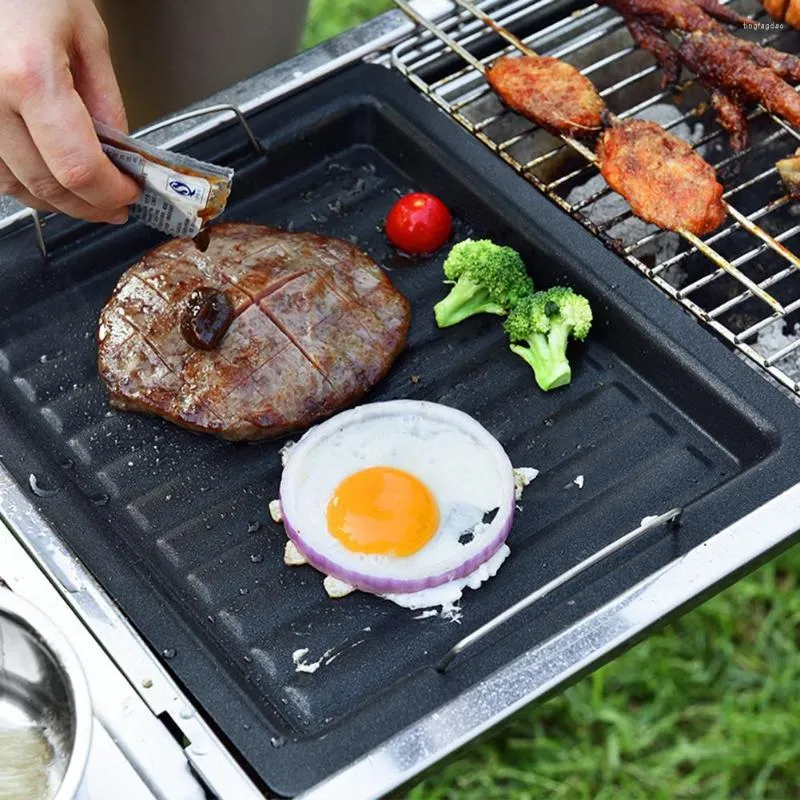 Tools BBQ Grill Basket Vegetable Holder Anti-rust Roasting Tin Barbecue Pan Tool