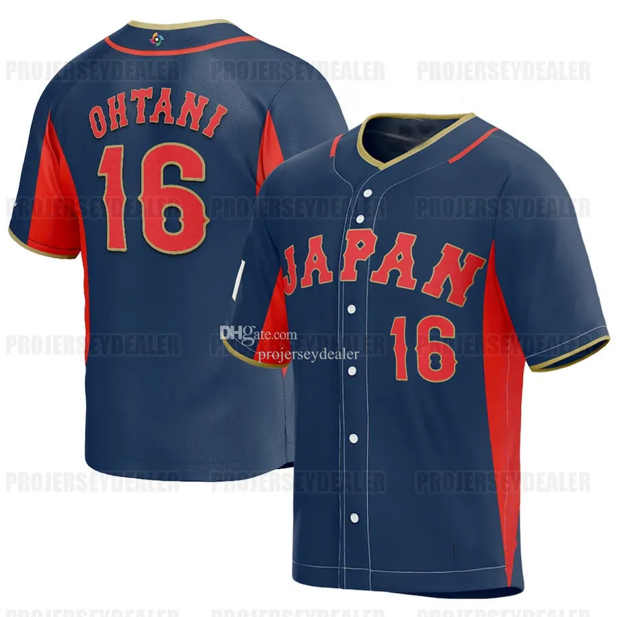上等な WBC 2024 Team Japan Baseball Jersey Ohtani, Darvish ウェア