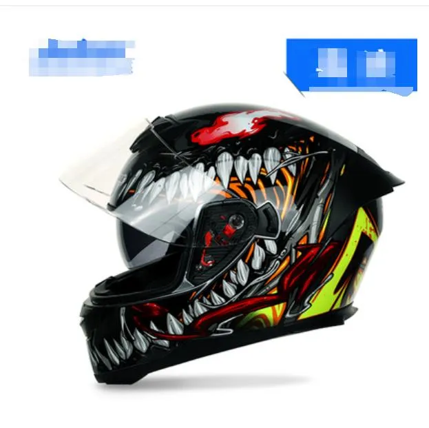 Caschi moto Casco integrale Cross Bicicletta da corsa Casco Para Moto Ciclomotori Pista Casque ATV Enduro Sicurezza Capacete De267T