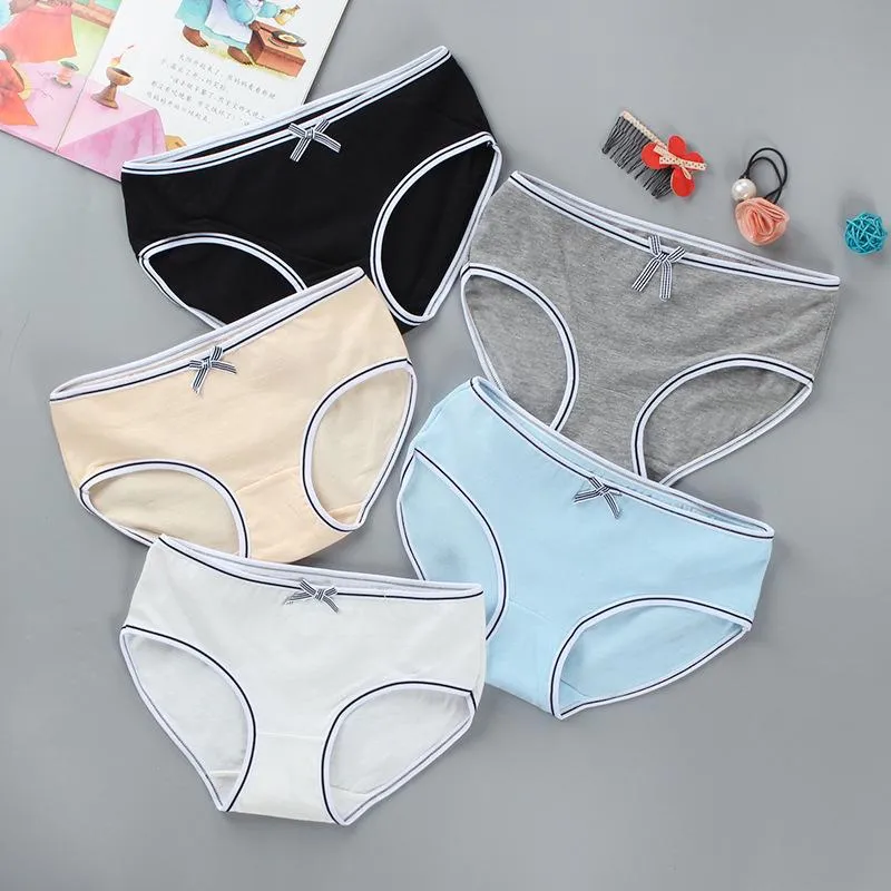 Summer Cotton/Spandex Pure Cotton Ladies Briefs For Teens And Teenagers Set  Of 4, Sizes 8 14 Years From Ursosmart, $7.1