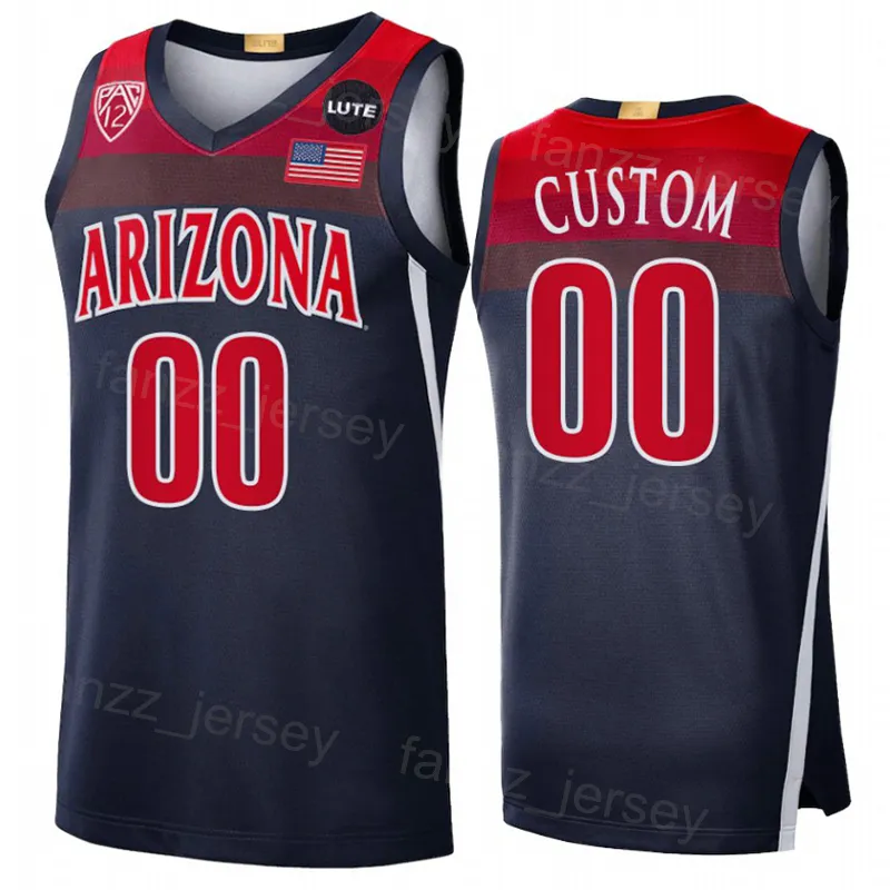 Arizona Wildcats Basketball Jersey Mens Polyester Navy Blue Deandre Ayton Aaron Gordon TJ McConnell Lauri Markkanen Sean Elliot From Fanzz jersey 17.22 DHgate.Com