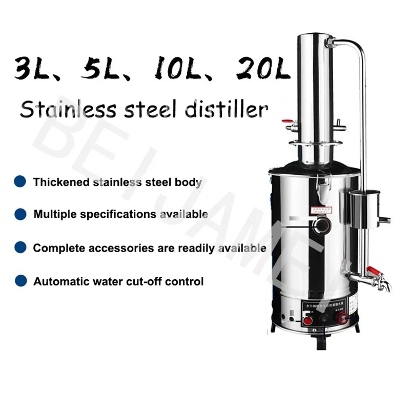 20L Stainless Steel Water Distiller Automatic Pure Water