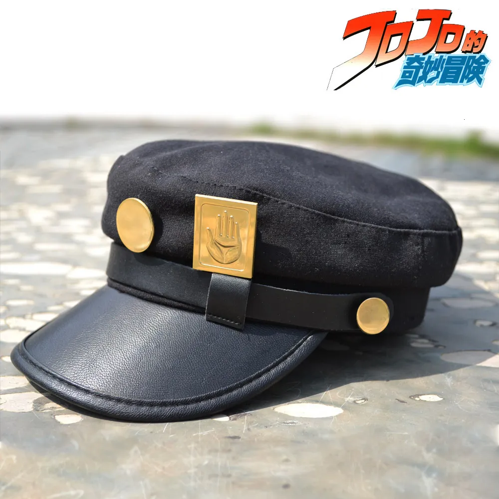 Anime-JoJo-s-Bizarre-Adventure-Cosplay-Cap-Jotaro-Kujo-Joseph-Hat-Army-Military-JOJO-Caps-Hats (1)