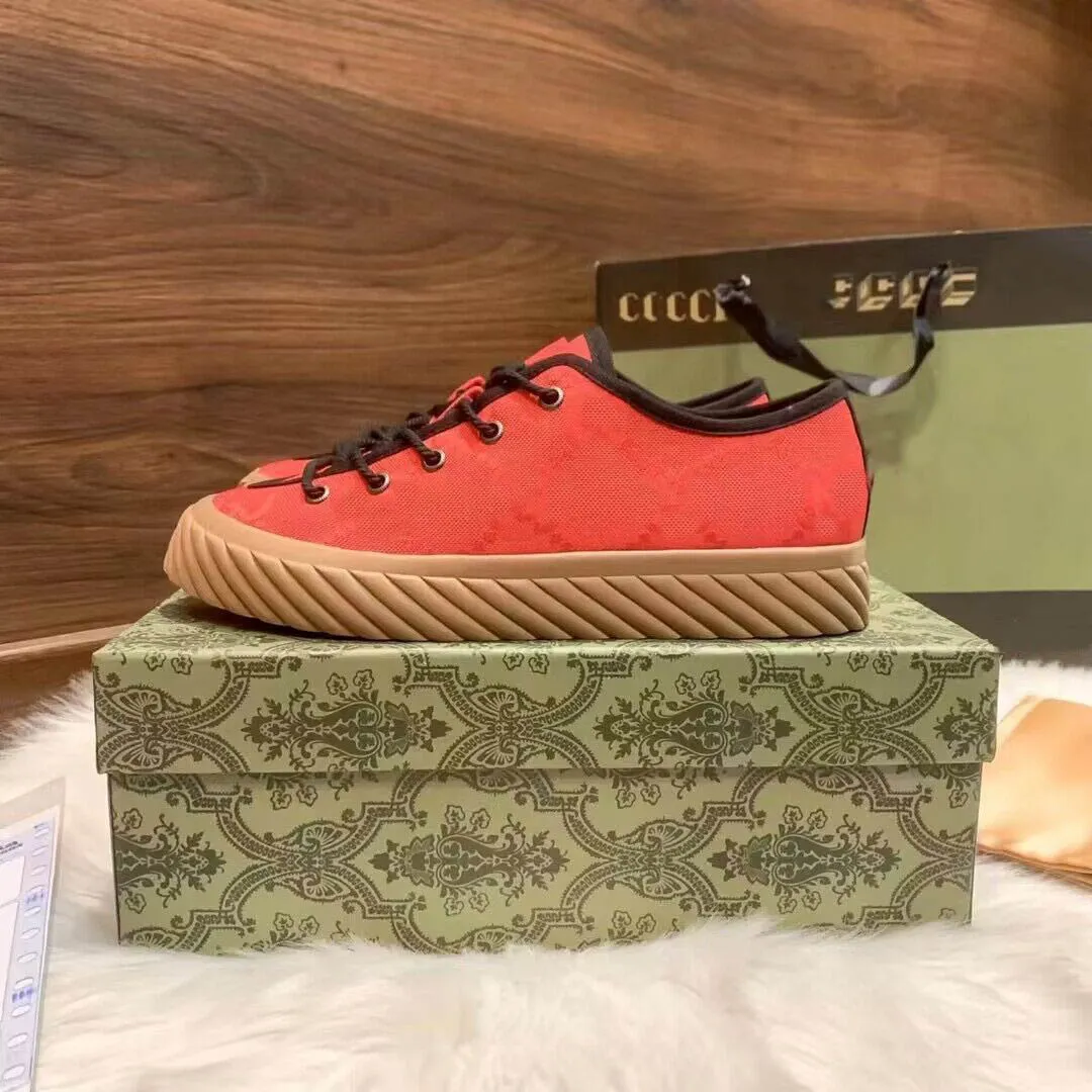 Maxi Camel And Ebony Canvas Sneakers For Men And Women With G
