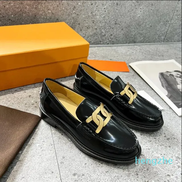 Black Leather Loafers Flat Moccasins Shoes Women Classic Penny Loafer Platform Sneakers Work Casual Oxfords Rubber Sole