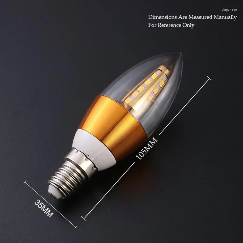 LED 전구 E14 램프 따뜻한 흰색 5W 캔들 실내 가정 장식 샹들리에 220V-240V