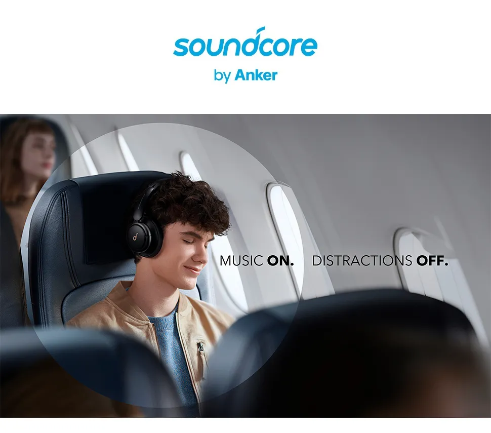Soundcore - Audífonos híbridos modelo Anker Life Q20 inalámbricos, con  cancelación de ruido, con tiempo de reproducción de 40 horas, audio de alta