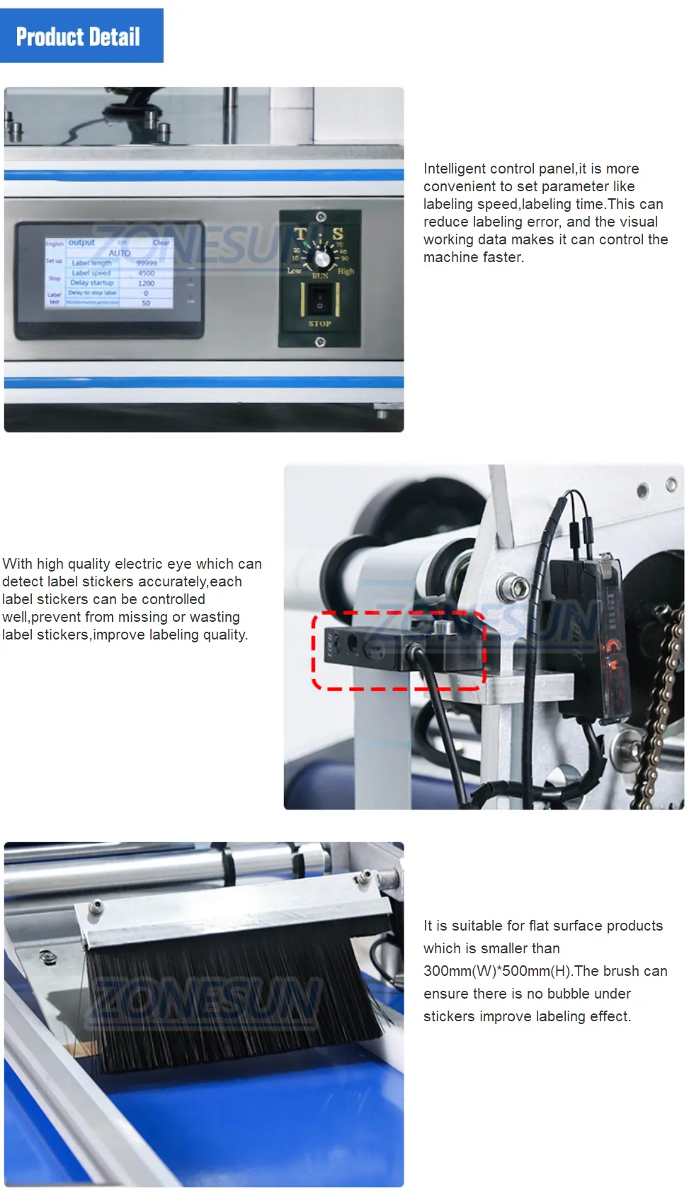 Wholesale ZONESUN Automatic ZS TB150PB Flat Surface... From Zonesuntech ...
