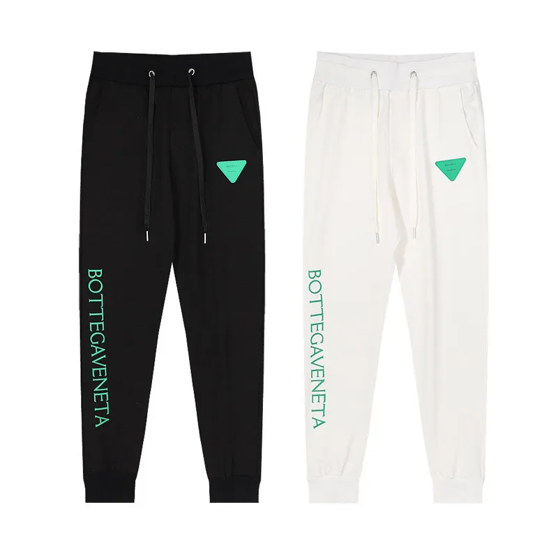 Calças de corrida masculinas de marca, calças casuais fitness femininas, roupas esportivas, calças de moletom skinny, pretas, brancas, calças esportivas de corrida