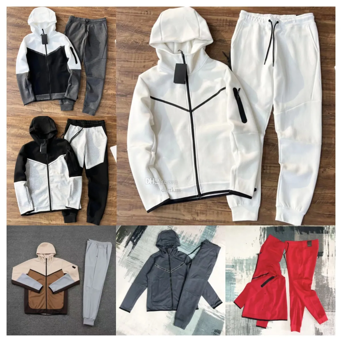 grube techfleece męskie spodnie Tech kurtka z polaru spodnie dresowe designer space bawełniane spodnie dresowe spodnie dresy do joggingu bluza z kapturem damska bluza z kapturem garnitur