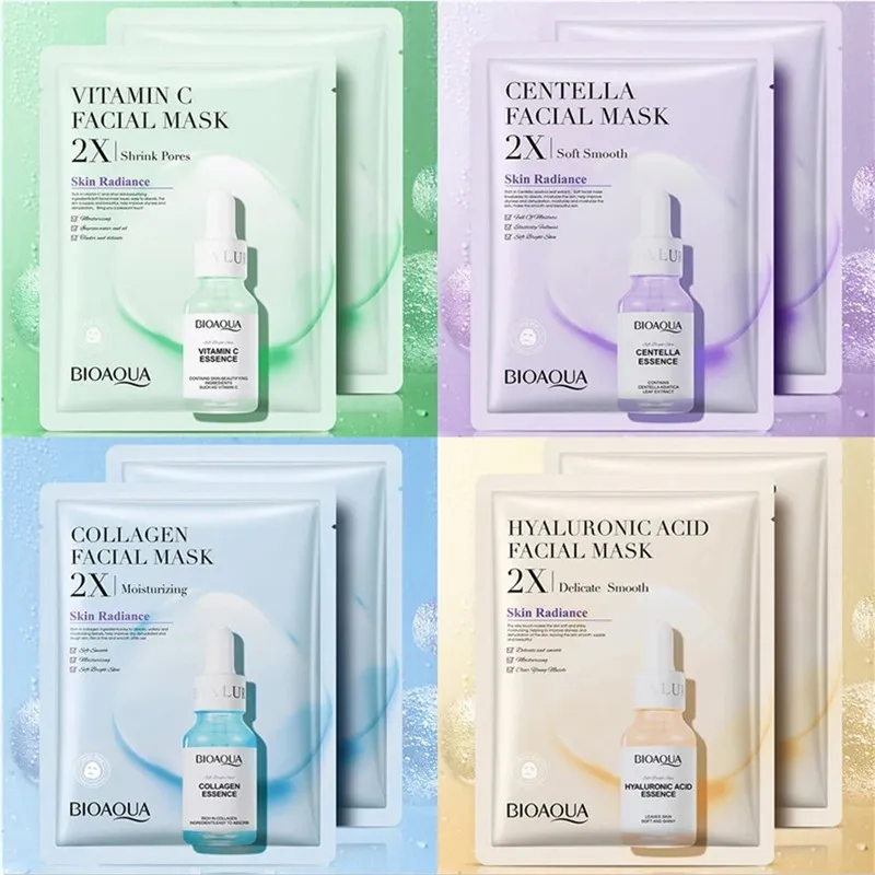 Bioaqua Centella asiatica Facial Masks保湿和らげるリフレッシュVCマスクシートスキンケア