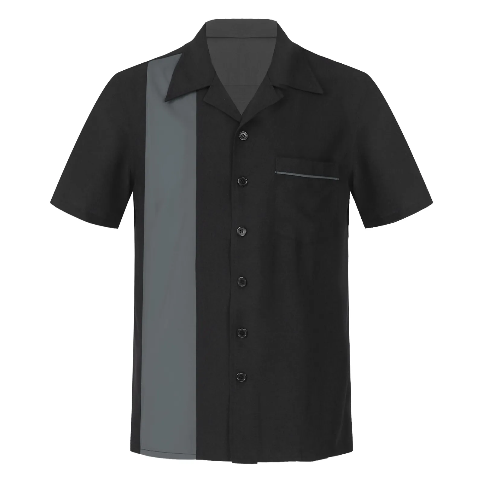 القمصان غير الرسمية للرجال رجالي قميص غير رسمي لأسفل قميص البولينج على الطراز الكوبي غير الرسمي على الأكمام القصيرة القميص القميص المعسكر للأعمال التجارية الشاطئ 230321
