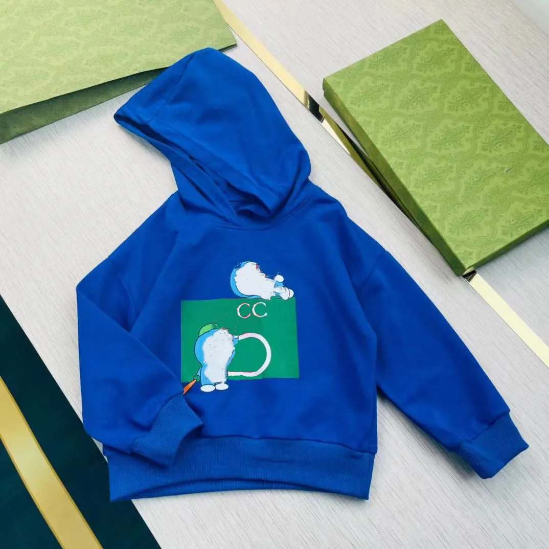 Abbigliamento invernale per bambini Completo sportivo LOGO di marca Imposta completo sportivo caldo per bambini Maglione per neonato con cappuccio a maniche lunghe