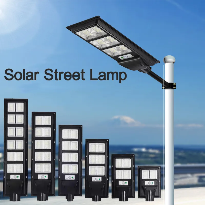 Outdoor Solar Street Light - Motion Sensor, Dusk To Dawn, Commercial Road Lamp