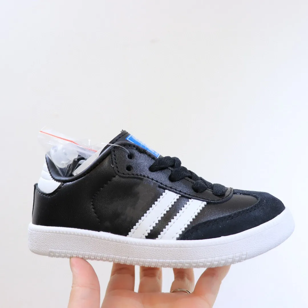 Chaussures pour enfants SSABAS CONCUTÉE COURANCE BARCHES SALAINES ENFANTS JEUNES Big Kid Gum Shoe Toddlers PreshCool Runner Trainers Black White Girls Core Cloud Green 24-35