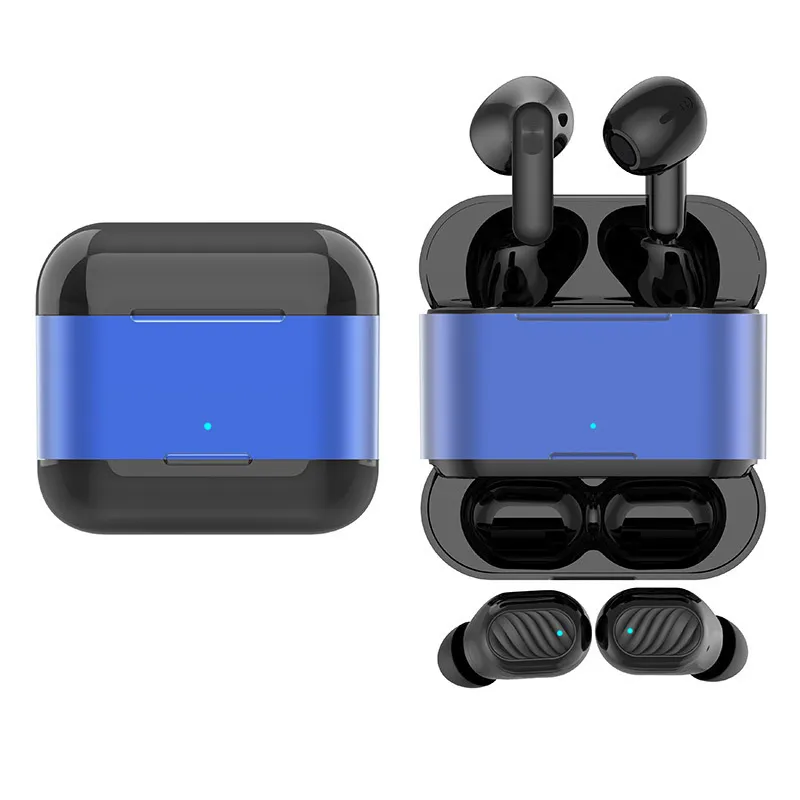 LR69 Bluetooth trådlösa hörsnäckor TWS V5.1 in-ear Inbyggd mikrofon Svetttålig hörlurar Headset Touch Control