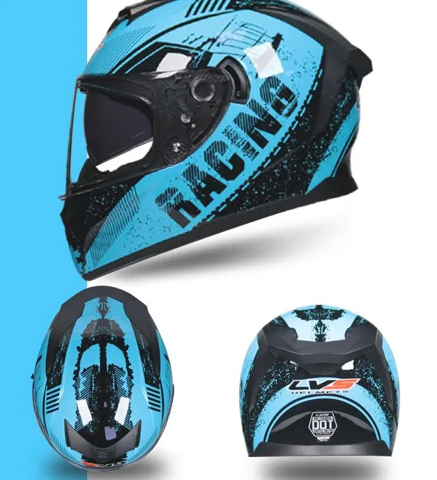 Trip Helmets  Casco Enduro Blue