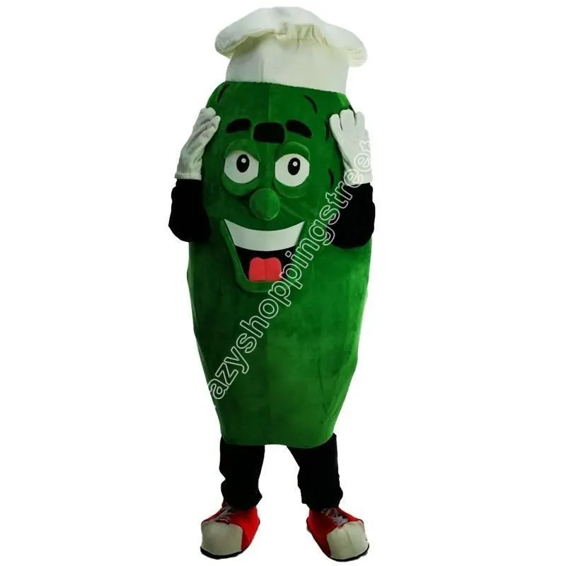 La mascotte di verdure sveglia di vendite calde costumi il costume della mascotte della High School del vestito operato da tema del fumetto