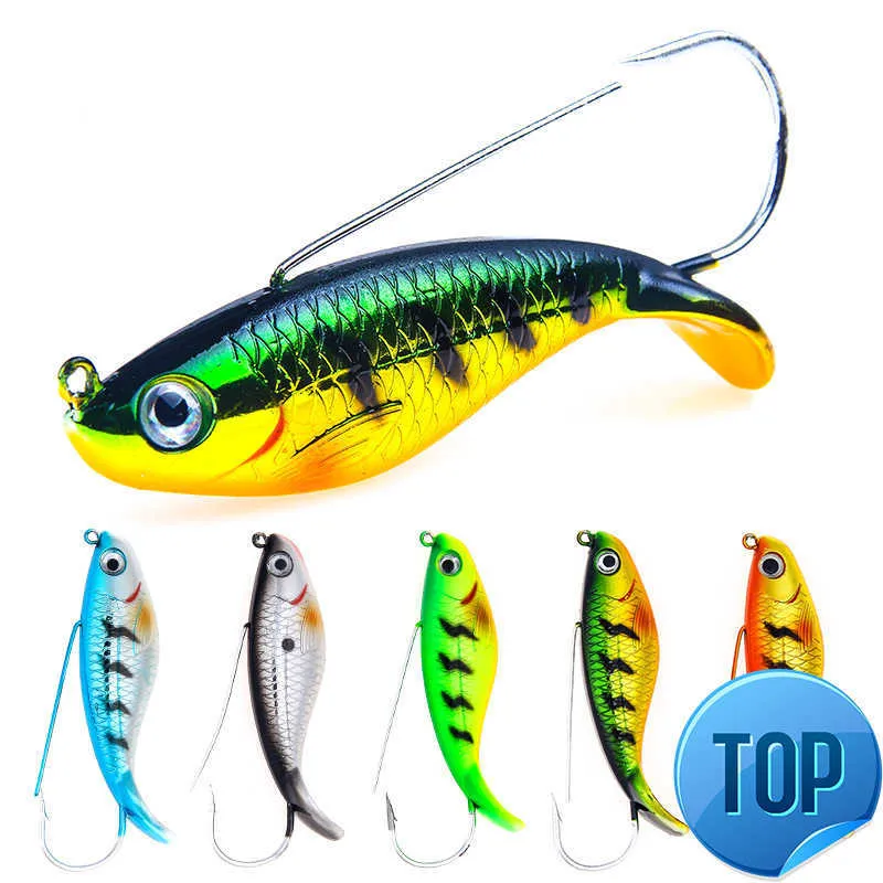 1 pièces VIB leurre de pêche 8.5 cm/21.2g Anti-herbe pêche Wobbler Isca appât artificiel leurres durs Laser corps réaliste matériel de poisson