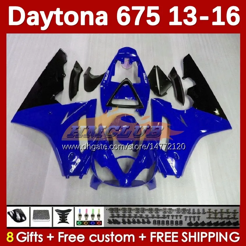OEM Fairings-kit voor Daytona 675 675R 13 14 15 16 2013 2014 2015 2015 Moto Bodyworks 166No.92 Daytona675 Body Daytona 675 R 2013-2016 Motorfietsbeurs Blue Factory
