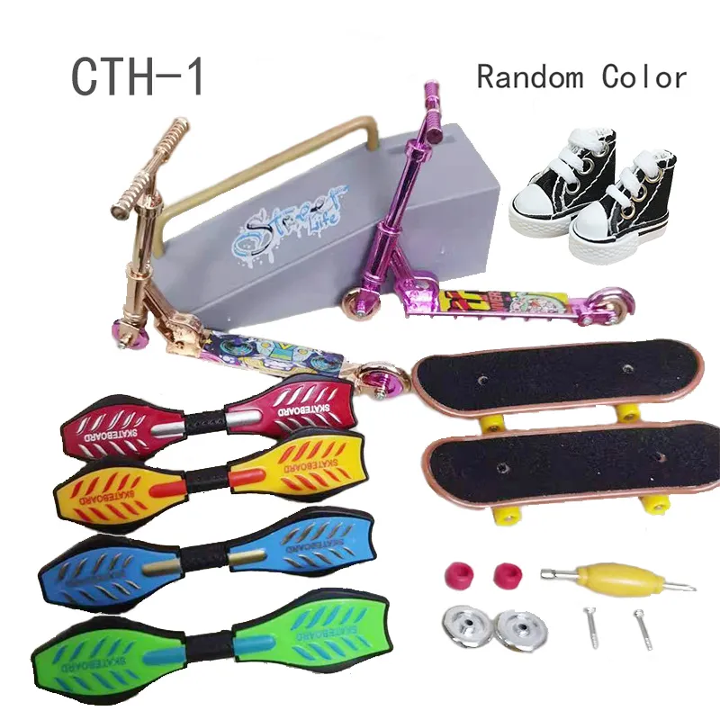 Juego De Patinete De Dedos Con Monopatín, Ropa Y Zapatos – Fingerboard Completo Para Niños Y Regalos De Halloween
